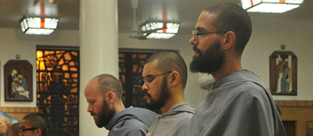 Friars in Prayer
